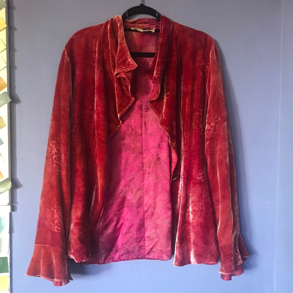 Rayon and silk blazer!